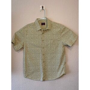 UNTUCKit Floral Print Short Sleeve Button Up Casual Shirt Medium
